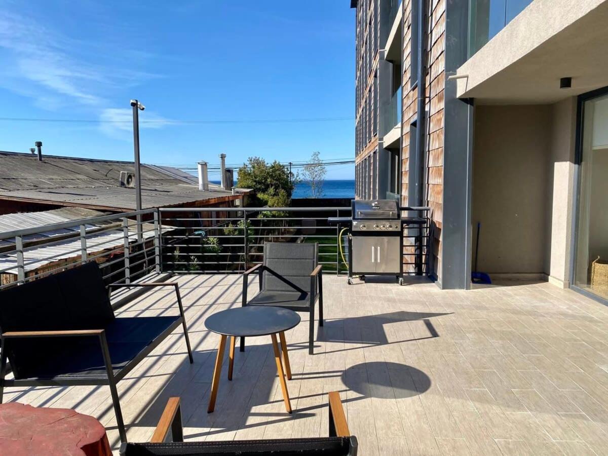 Depto 2D2B Frente A La Costanera Piscina Temperada Servicio Hom 0401 Apartman Puerto Varas Kültér fotó